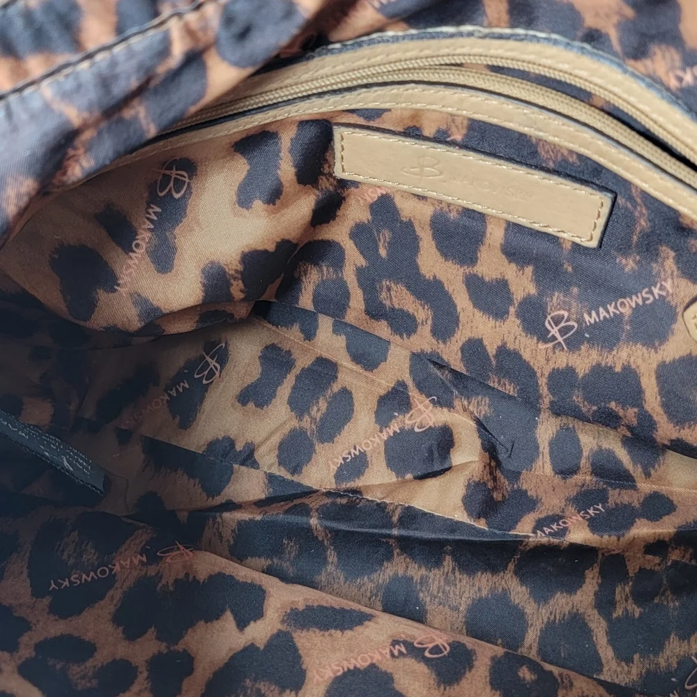 Tan B. Makowsky‎ Leather Satchel P21